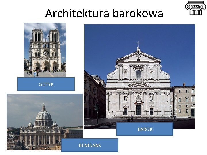 KULTURA BAROKU W EUROPIE Opracowaa Helena Tomaszewska Spis