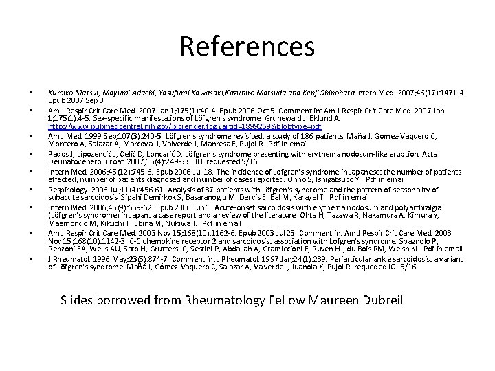 References • • • Kumiko Matsui, Mayumi Adachi, Yasufumi Kawasaki, Kazuhiro Matsuda and Kenji