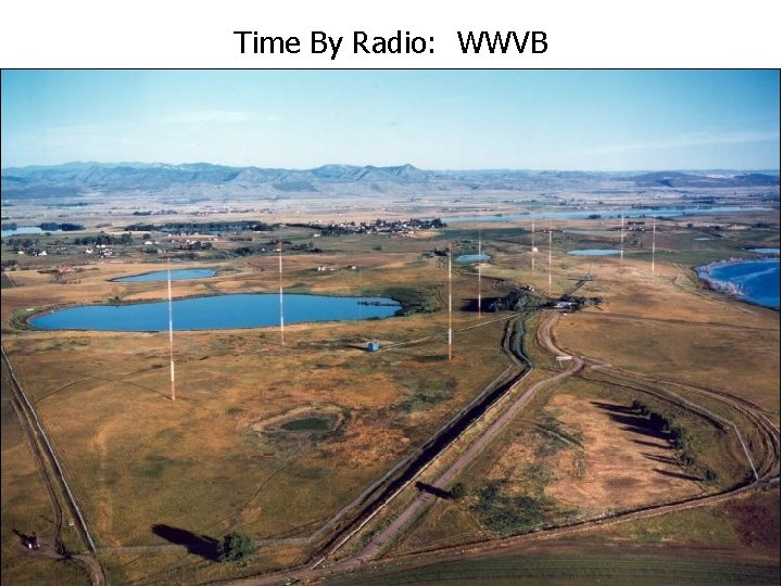 Time By Radio: WWVB low frequency broadcast of time code signals (60 k. Hz). Time By Radio: WWVB low frequency broadcast of time code signals (60 k. Hz).