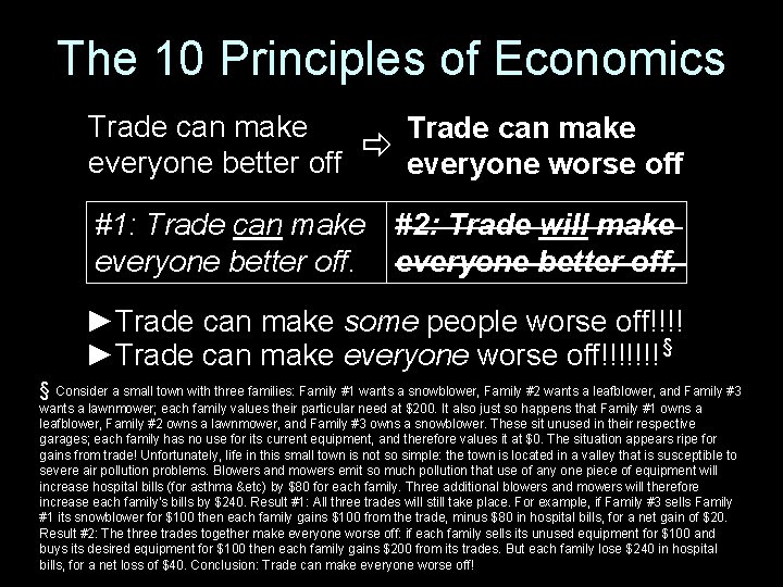 The 10 Principles of Economics Trade can make everyone better off Trade can make