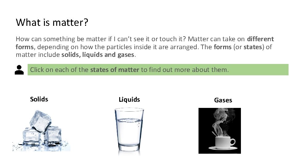 What is matter? How can something be matter if I can’t see it or