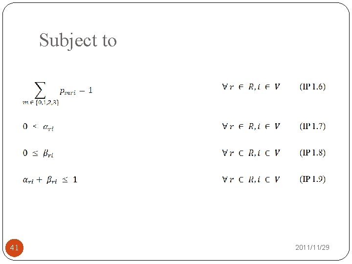 Subject to 41 2011/11/29 