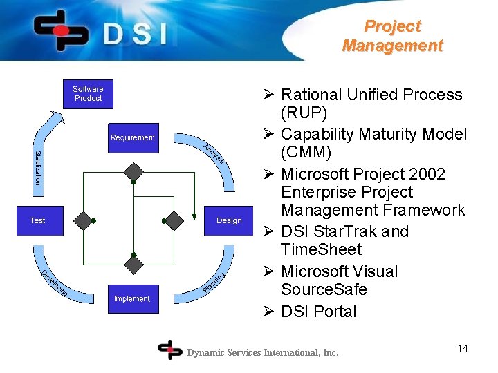 Project Management Ø Rational Unified Process (RUP) Ø Capability Maturity Model (CMM) Ø Microsoft