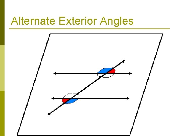 Alternate Exterior Angles 