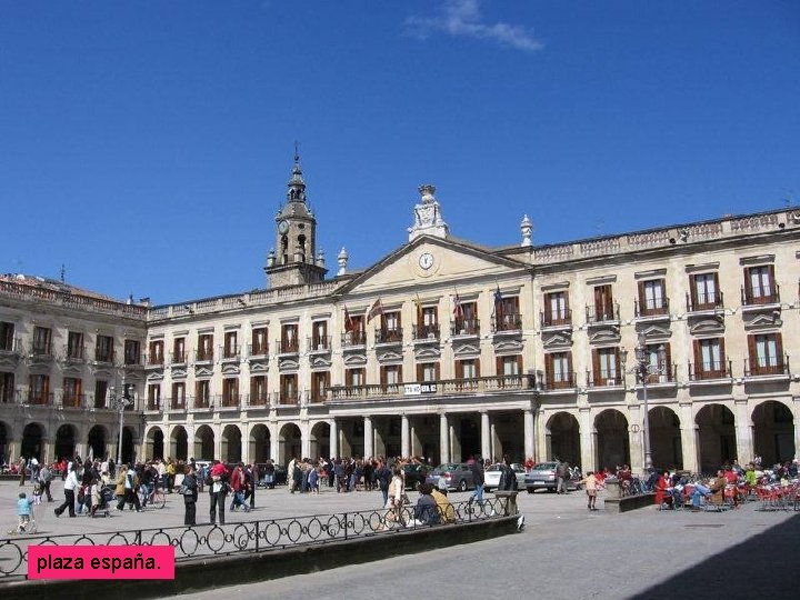 plaza españa. 