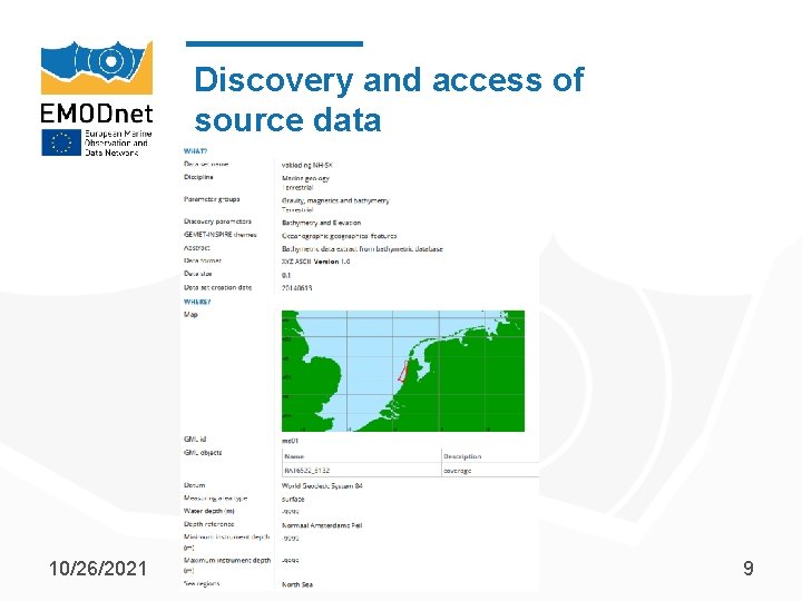 Discovery and access of source data 10/26/2021 9 