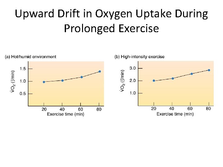 Metabolic Responses to Exercise: Influence of Duration and Intensity Upward Drift in Oxygen Uptake