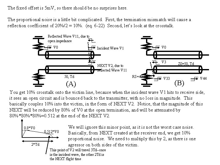 The fixed offset is 5 m. V, so there should be no surprises here.