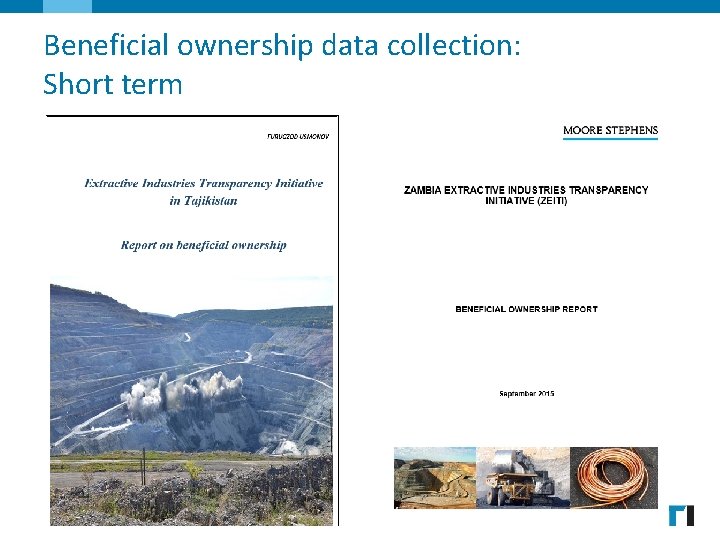 Beneficial ownership data collection: Short term 