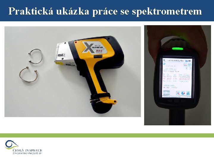 Praktická ukázka práce se spektrometrem 