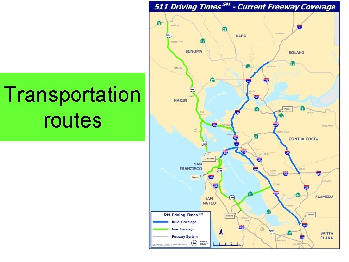 Transportation routes 