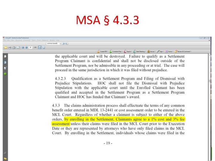 MSA § 4. 3. 3 