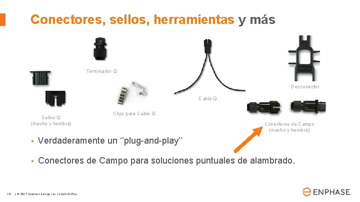 Conectores, sellos, herramientas y más Terminador Q Desconector Cable Q Sellos Q (macho y