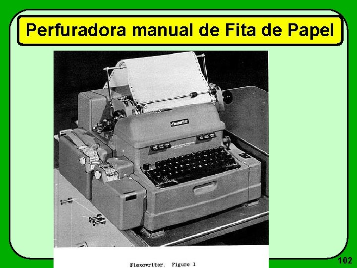 Perfuradora manual de Fita de Papel 102 