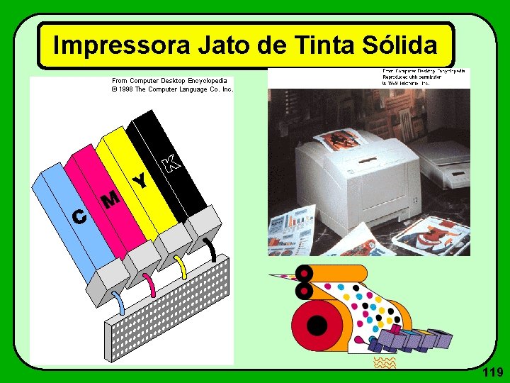 Impressora Jato de Tinta Sólida 119 