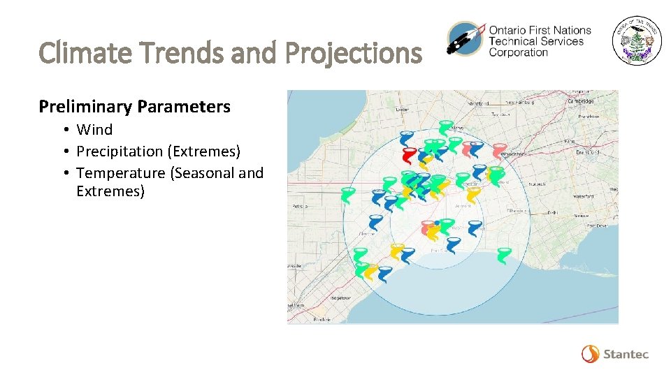 Climate Trends and Projections Preliminary Parameters • Wind • Precipitation (Extremes) • Temperature (Seasonal