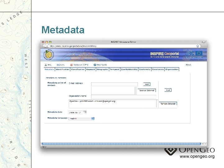 Metadata 