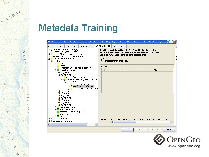 Metadata Training 