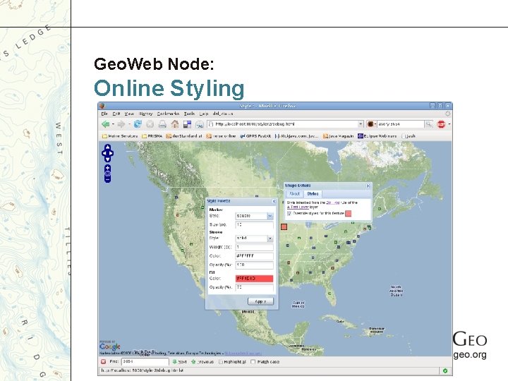 Geo. Web Node: Online Styling 