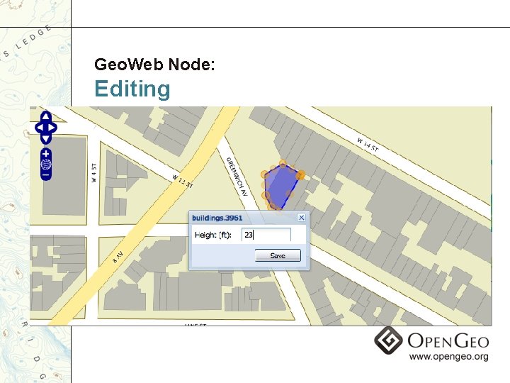 Geo. Web Node: Editing 