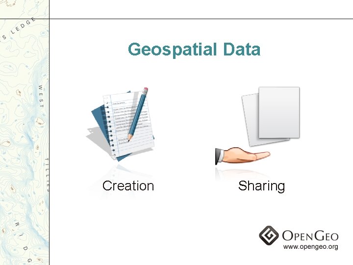Geospatial Data Creation Sharing 