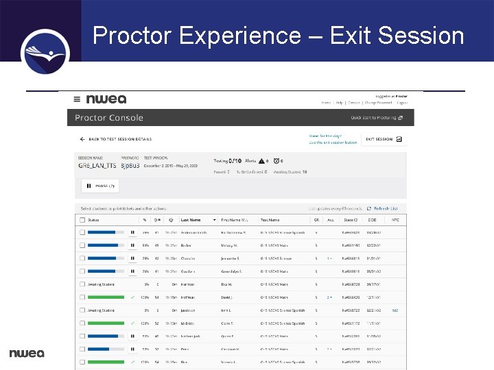 Proctor Experience – Exit Session 