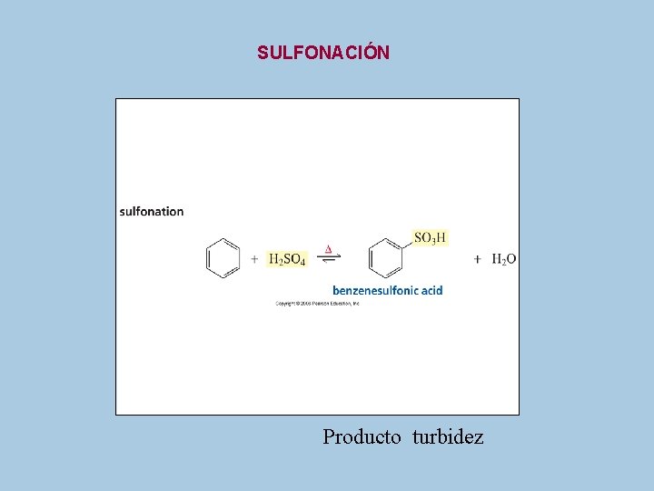 SULFONACIÓN Producto turbidez 