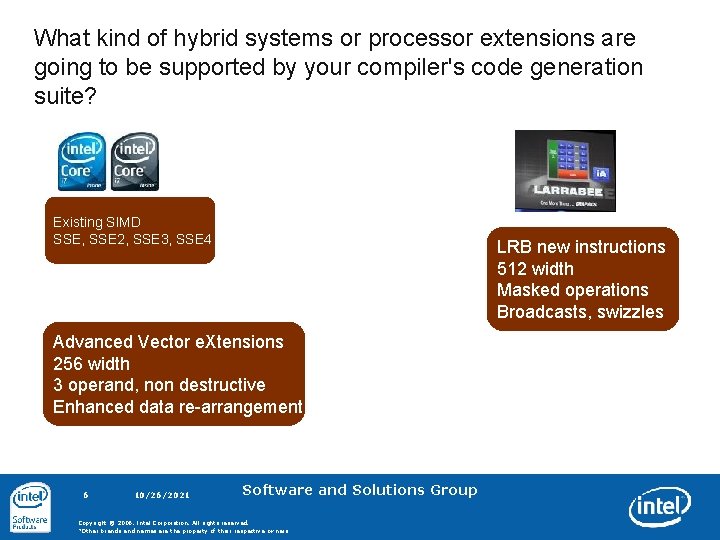 What kind of hybrid systems or processor extensions are going to be supported by