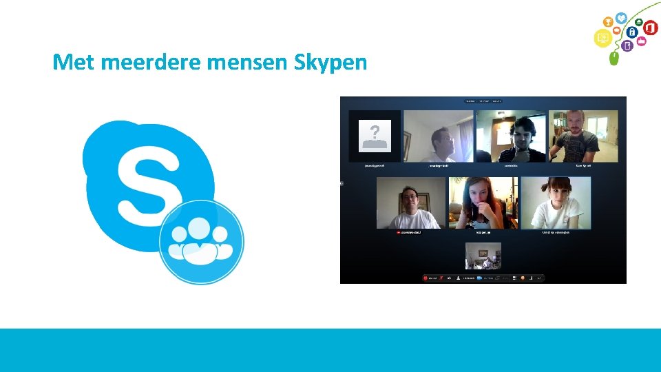Met meerdere mensen Skypen 