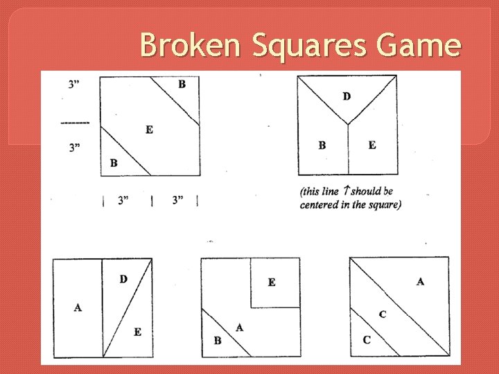 Broken Squares Game 