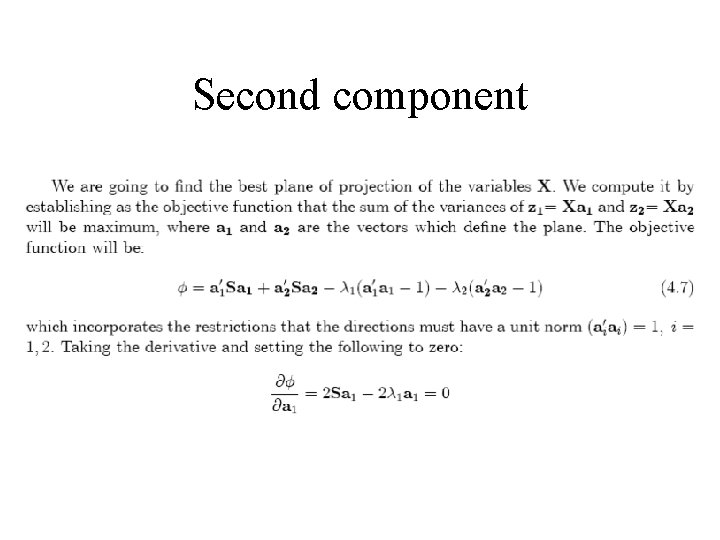 Second component 