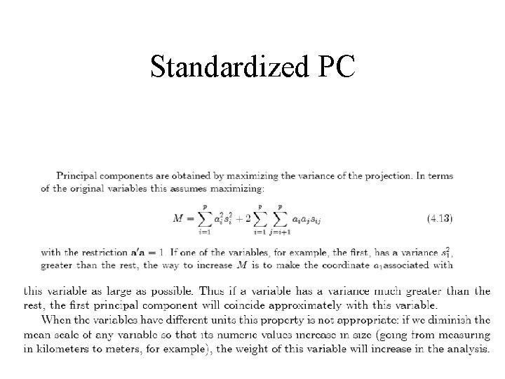 Standardized PC 