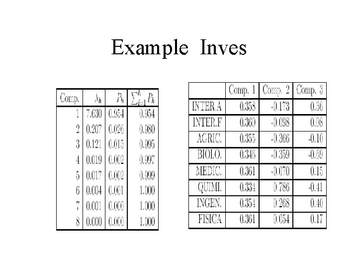 Example Inves 