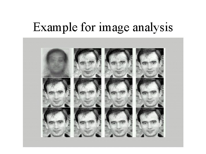 Example for image analysis 