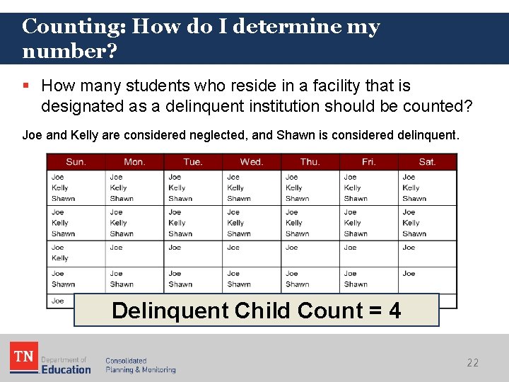 Counting: How do I determine my number? § How many students who reside in