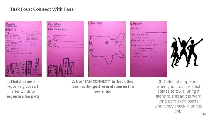 Task Four: Connect With Fans 1. Find & choose an upcoming concert after which