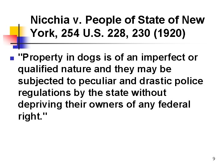 Nicchia v. People of State of New York, 254 U. S. 228, 230 (1920)