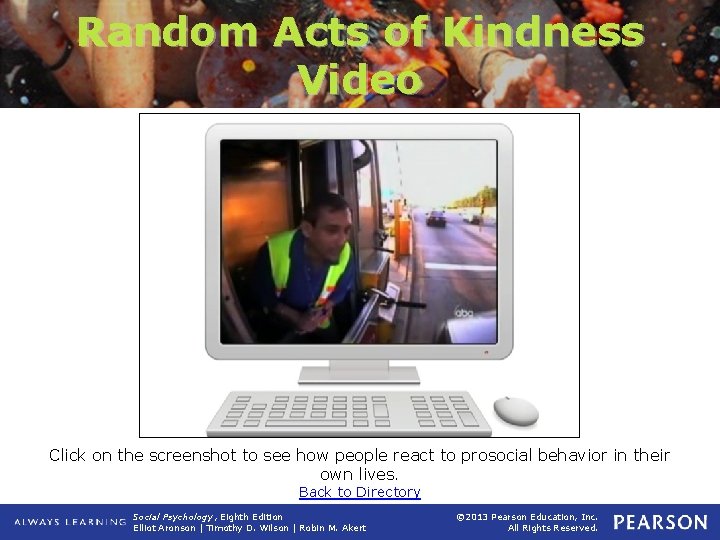 Random Acts of Kindness Video Click on the screenshot to see how people react
