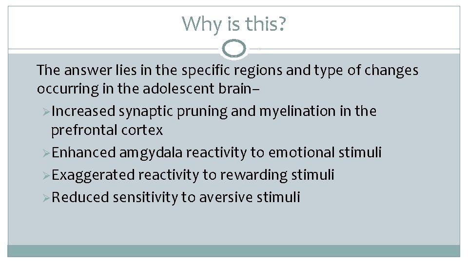 Why is this? The answer lies in the specific regions and type of changes