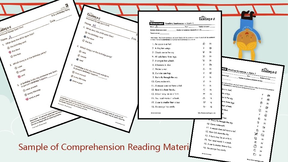Sample of Comprehension Reading Materials 