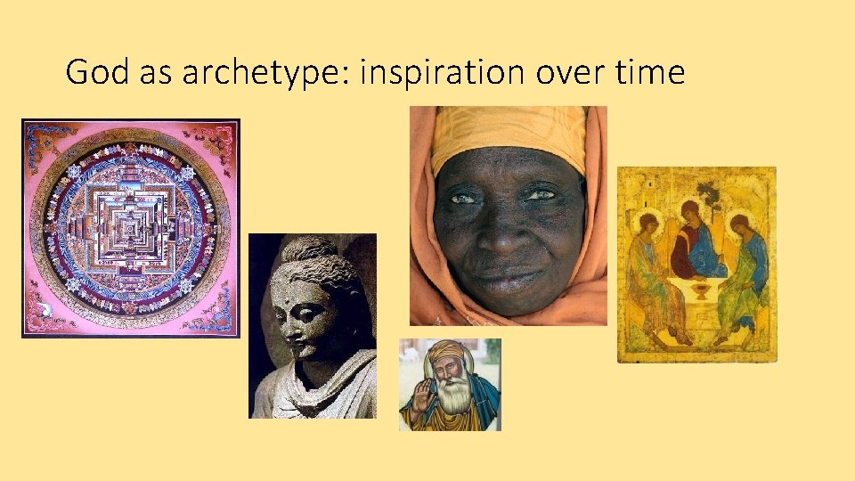 God as archetype: inspiration over time 