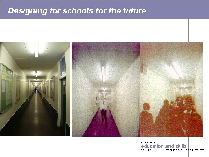 Designing for schools for the future department for education and skills creating opportunity, releasing