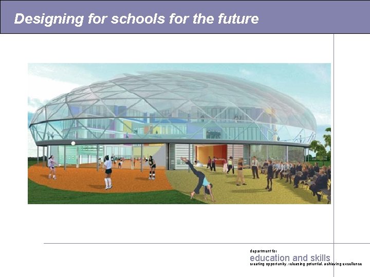 Designing for schools for the future department for education and skills creating opportunity, releasing