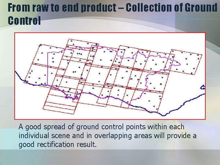 From raw to end product – Collection of Ground Control A good spread of