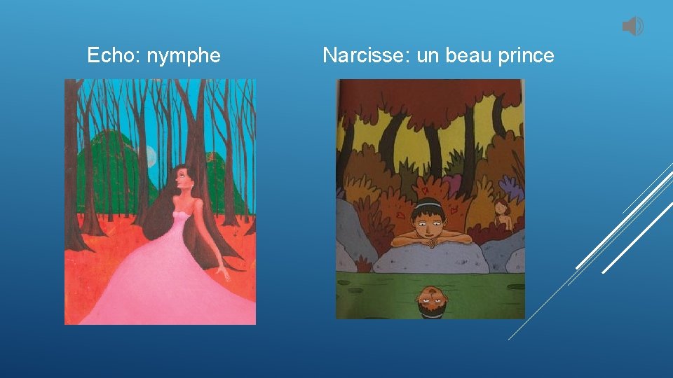 Comprhension orale Echo et Narcisse Un amour impossible