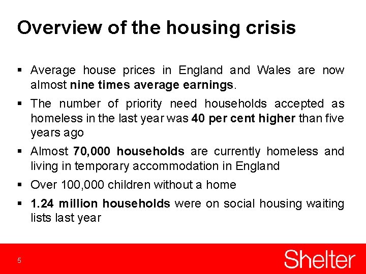 Overview of the housing crisis § Average house prices in England Wales are now