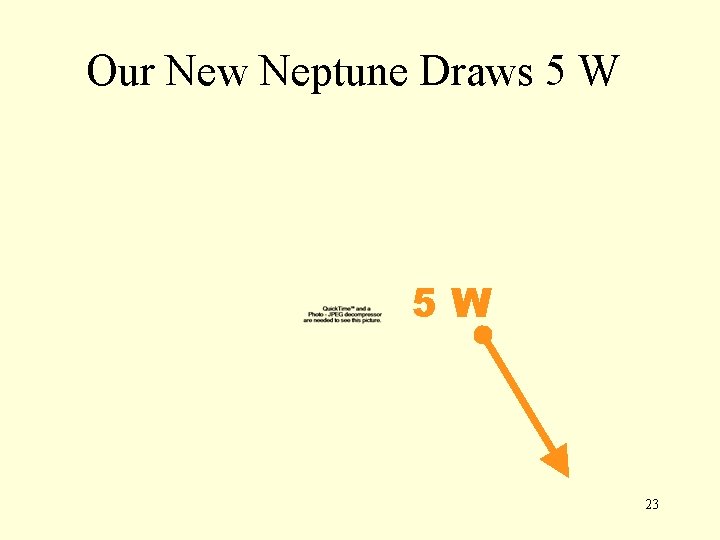 Our New Neptune Draws 5 W 5 W 23 