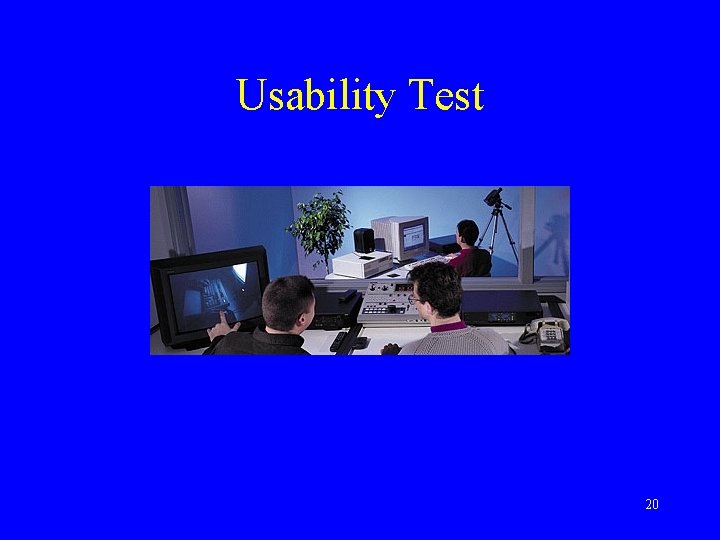 Usability Test 20 