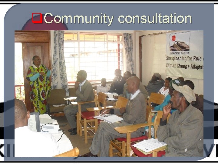 q. Community consultation 