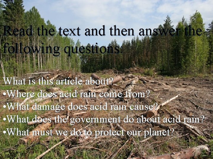 Read the text and then answer the following questions: What is this article about?
